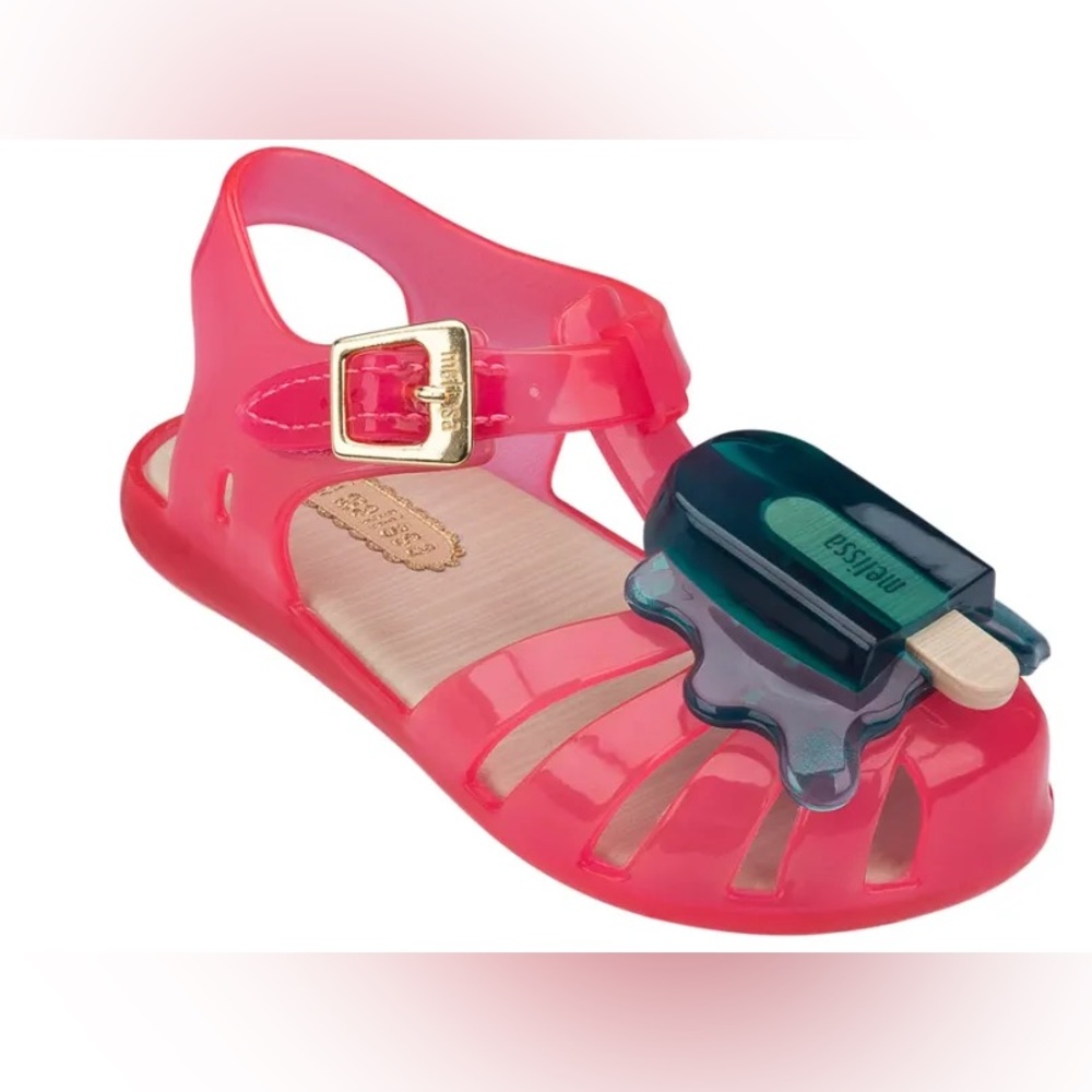 Mini Melissa Aranha Vlll Jelly Sandals | Crib Size 5